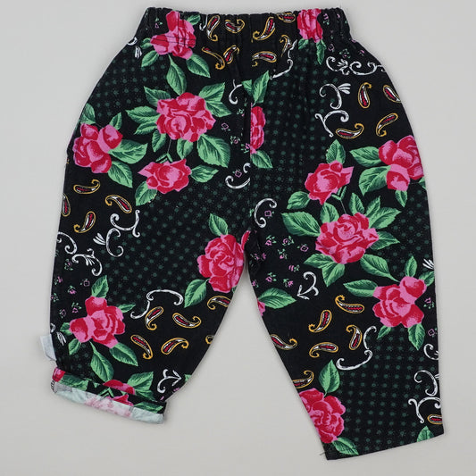 Vintage Floral Baggy Pants