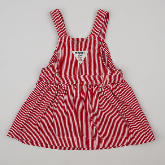 Red OshKosh Hickory Stripe Dress
