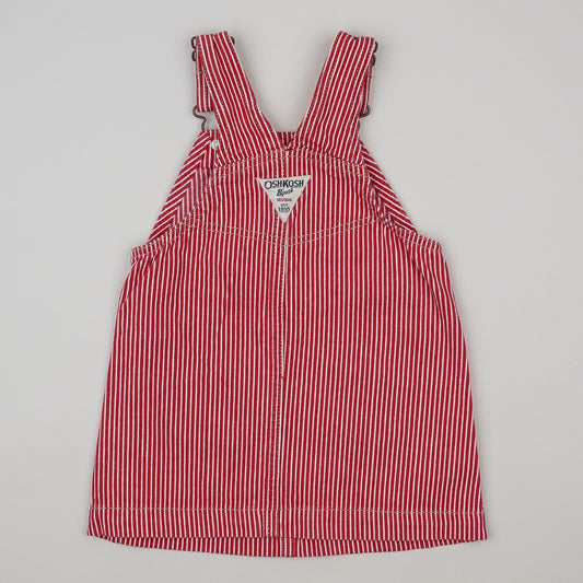 Red OshKosh Hickory Stripe Dress