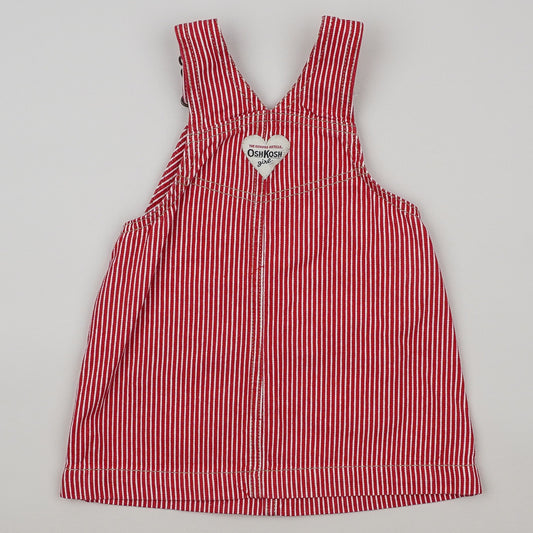 Red OshKosh Hickory Stripe Dress