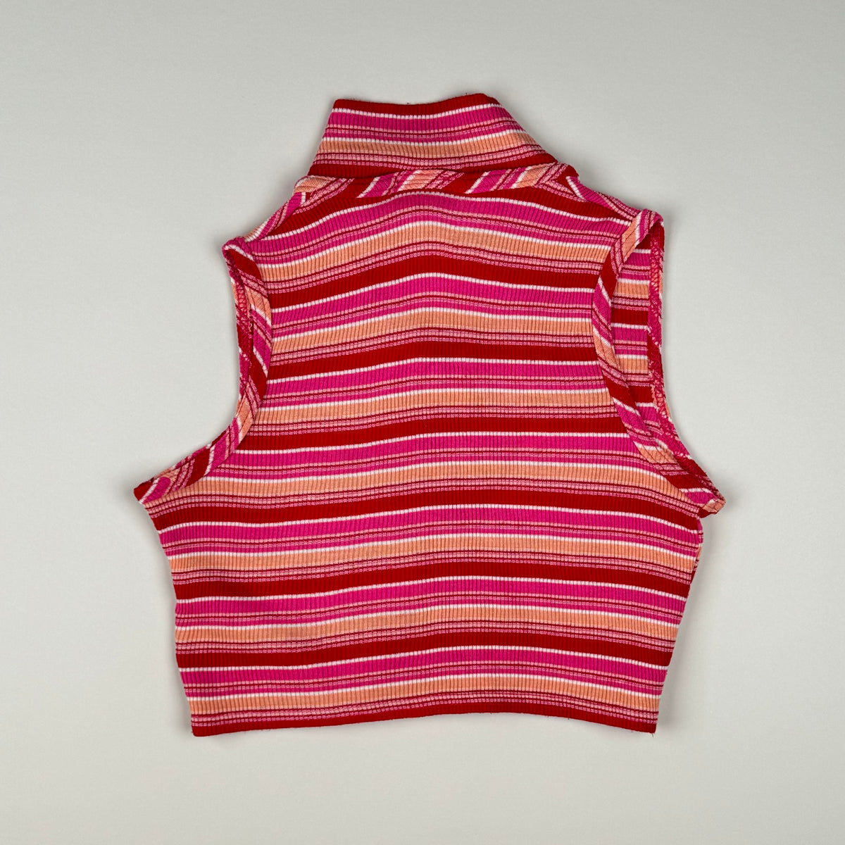 Top in pink, orange and white
