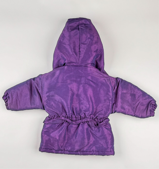 Padded Jacket in purple and multi