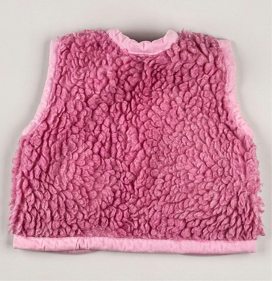 Wool Vest in pink