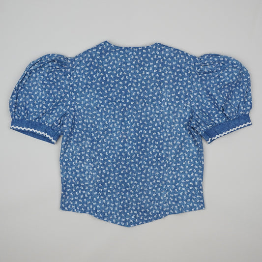 Vintage Shirt with Puff Sleves