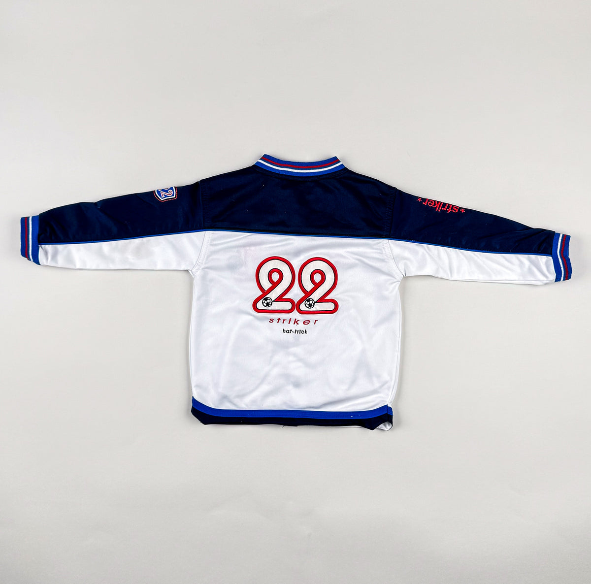 Tracksuit Jacket in white, blue and red