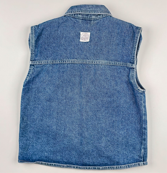 Denim Vest in blue
