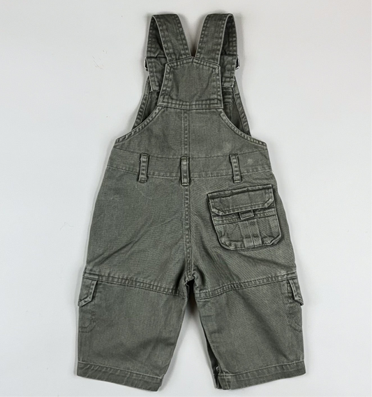 Overalls in khaki