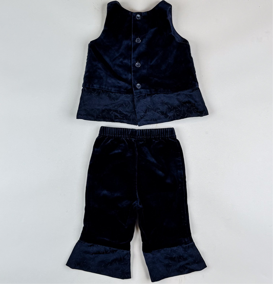 Velvet Set with Embroidery