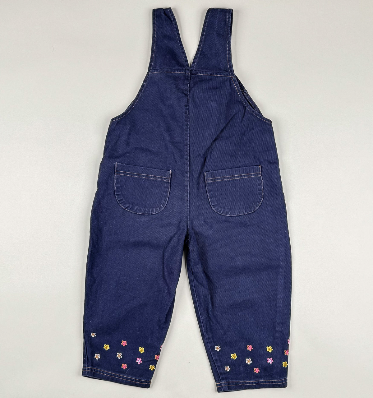 Vintage Overalls with Embroidery
