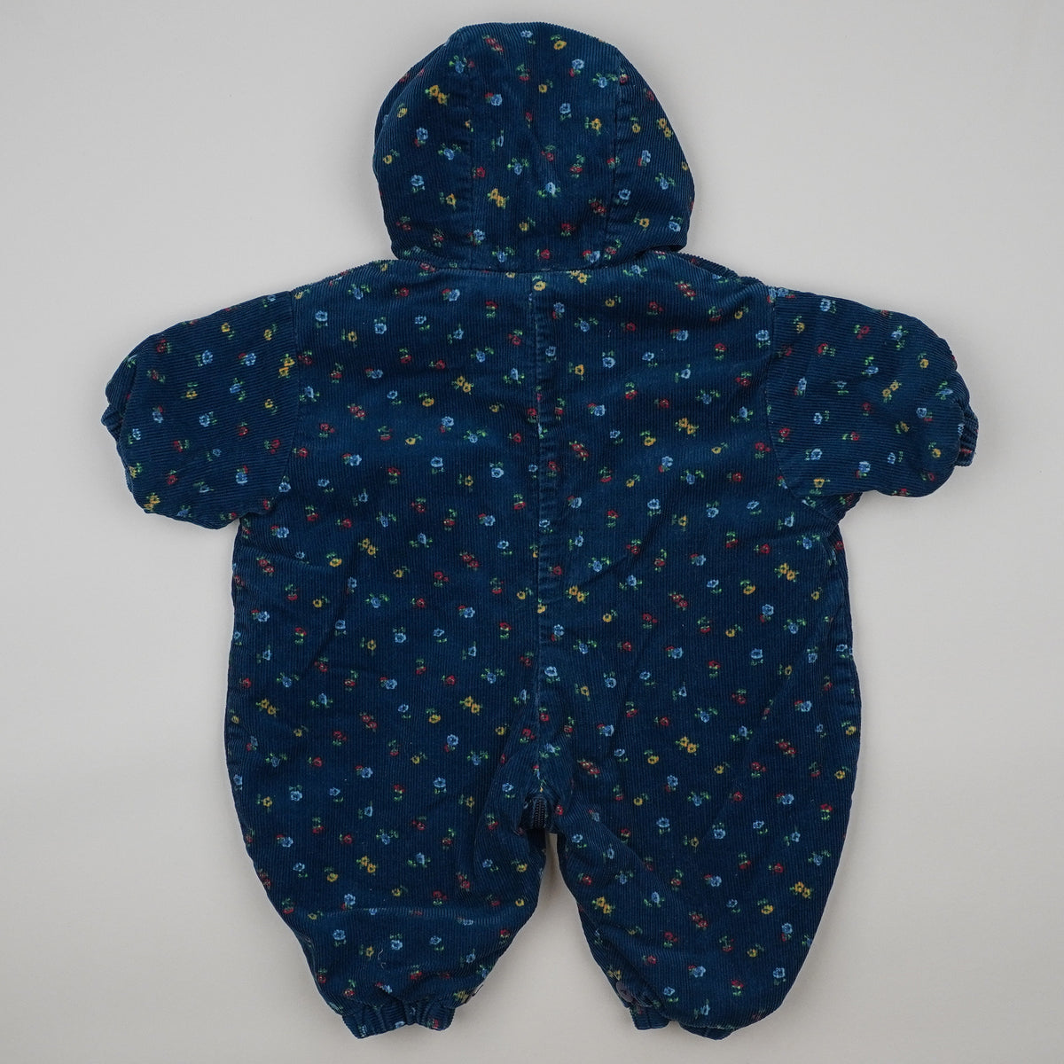 Adams Padded Corduroy One-Piece with Flowers