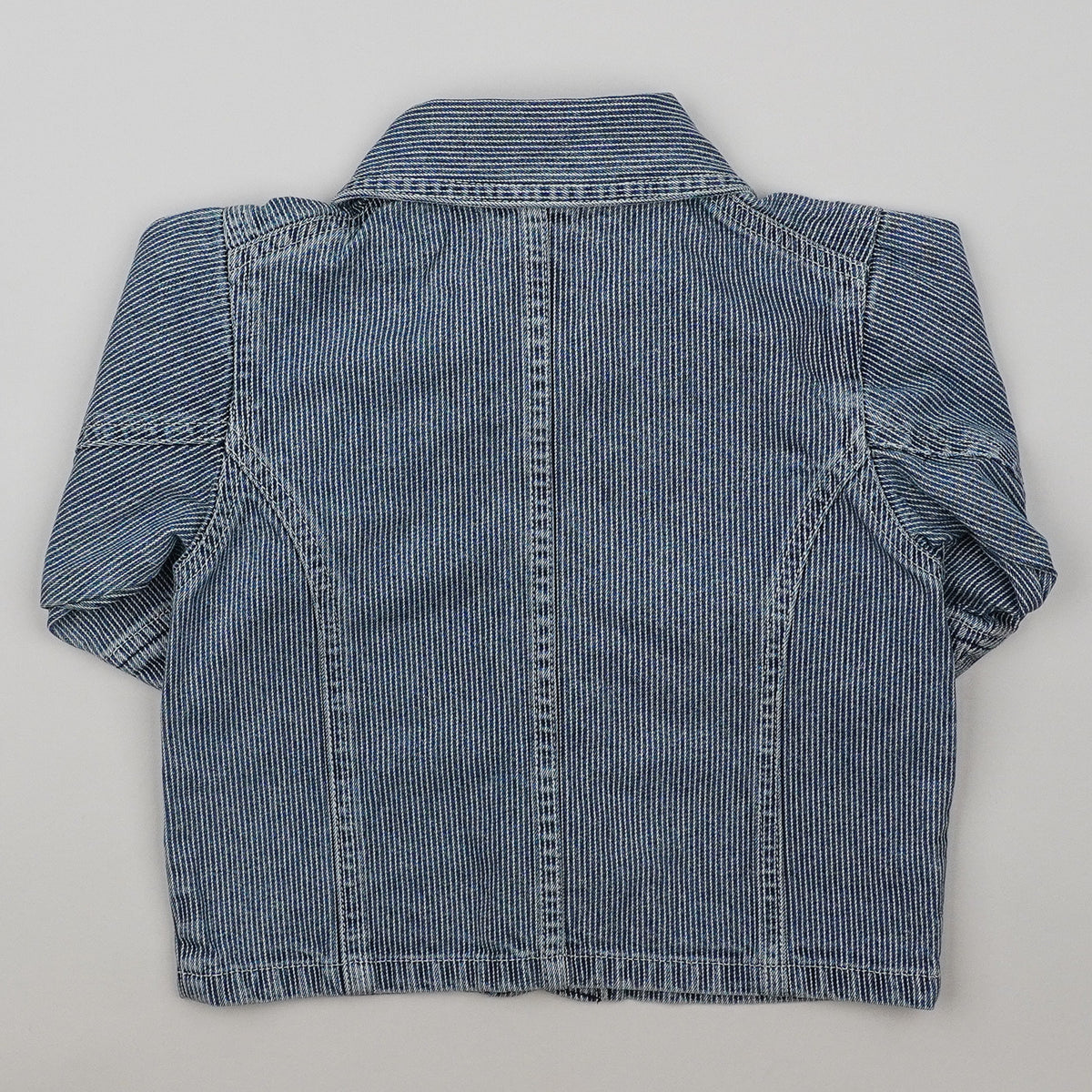 Vintage OshKosh Hickory Stripe Denim Jacket