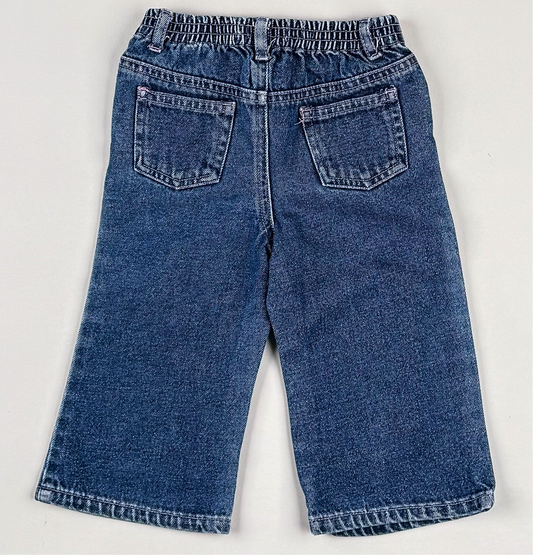 Pantss With Embroidery in blue and pink