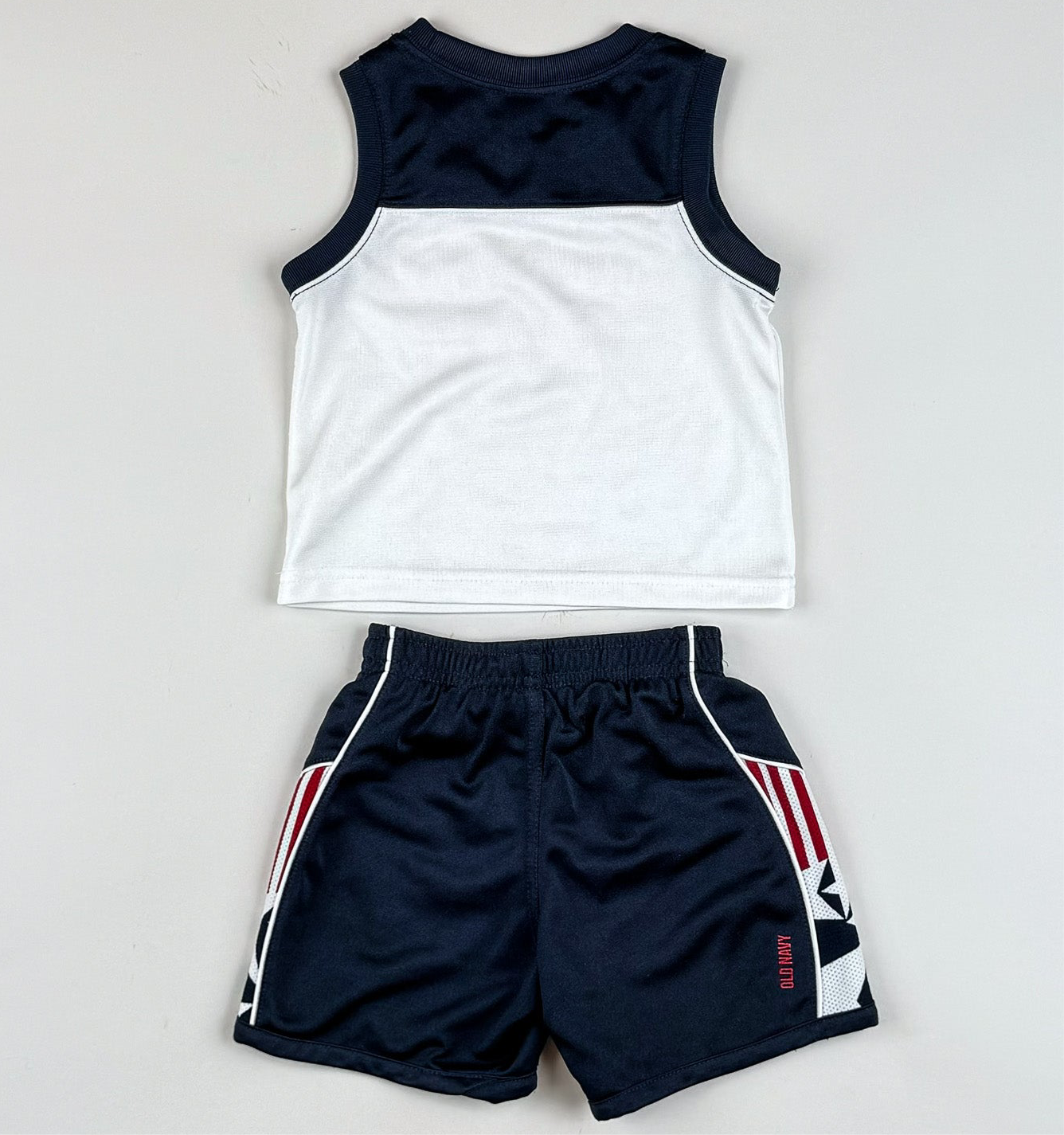 Matching Set in blue, white and red