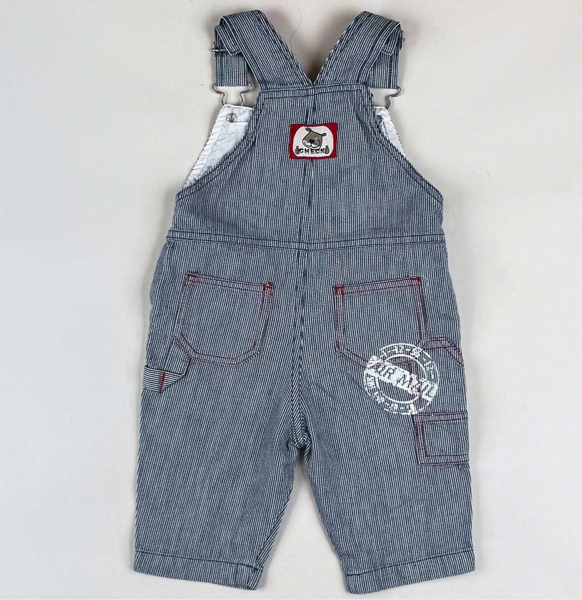 Striped Vintage Overalls
