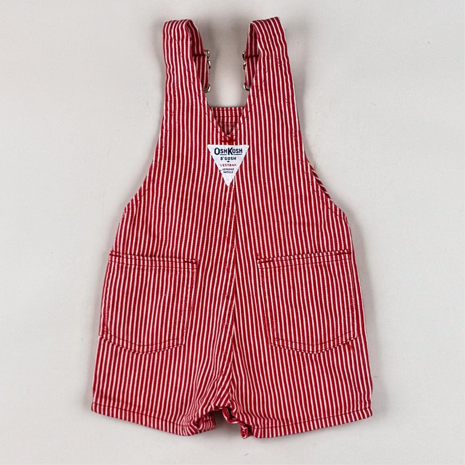 Vintage OshKosh Hickory Stripe Shortalls
