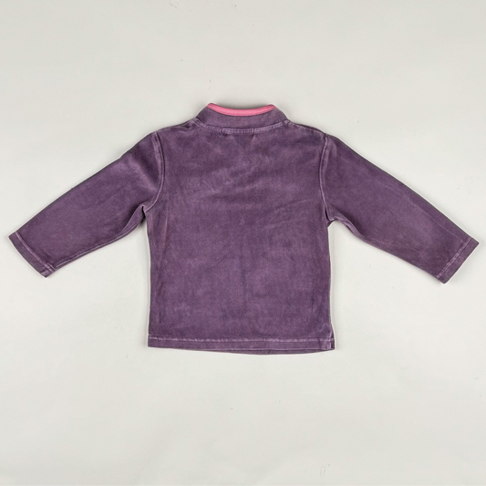 Long-sleeved Velvet Shirt