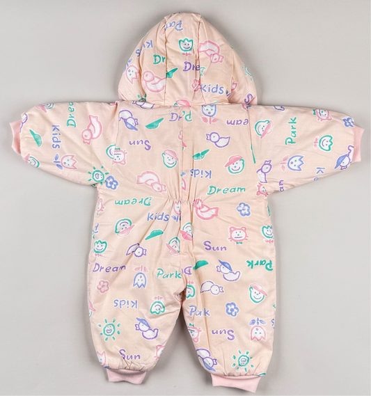 Snowsuit in pink and multi