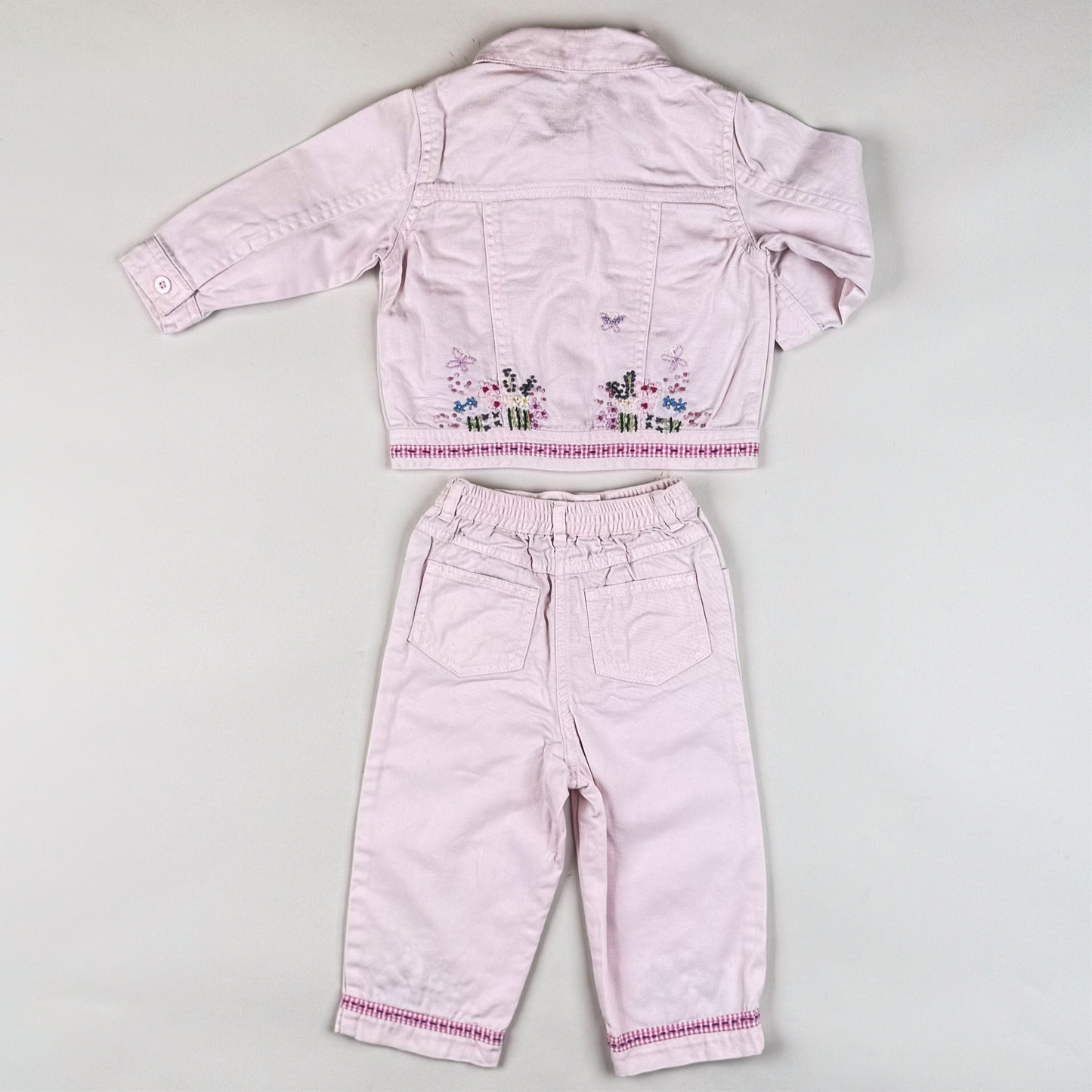 Denim Set with Embroidery