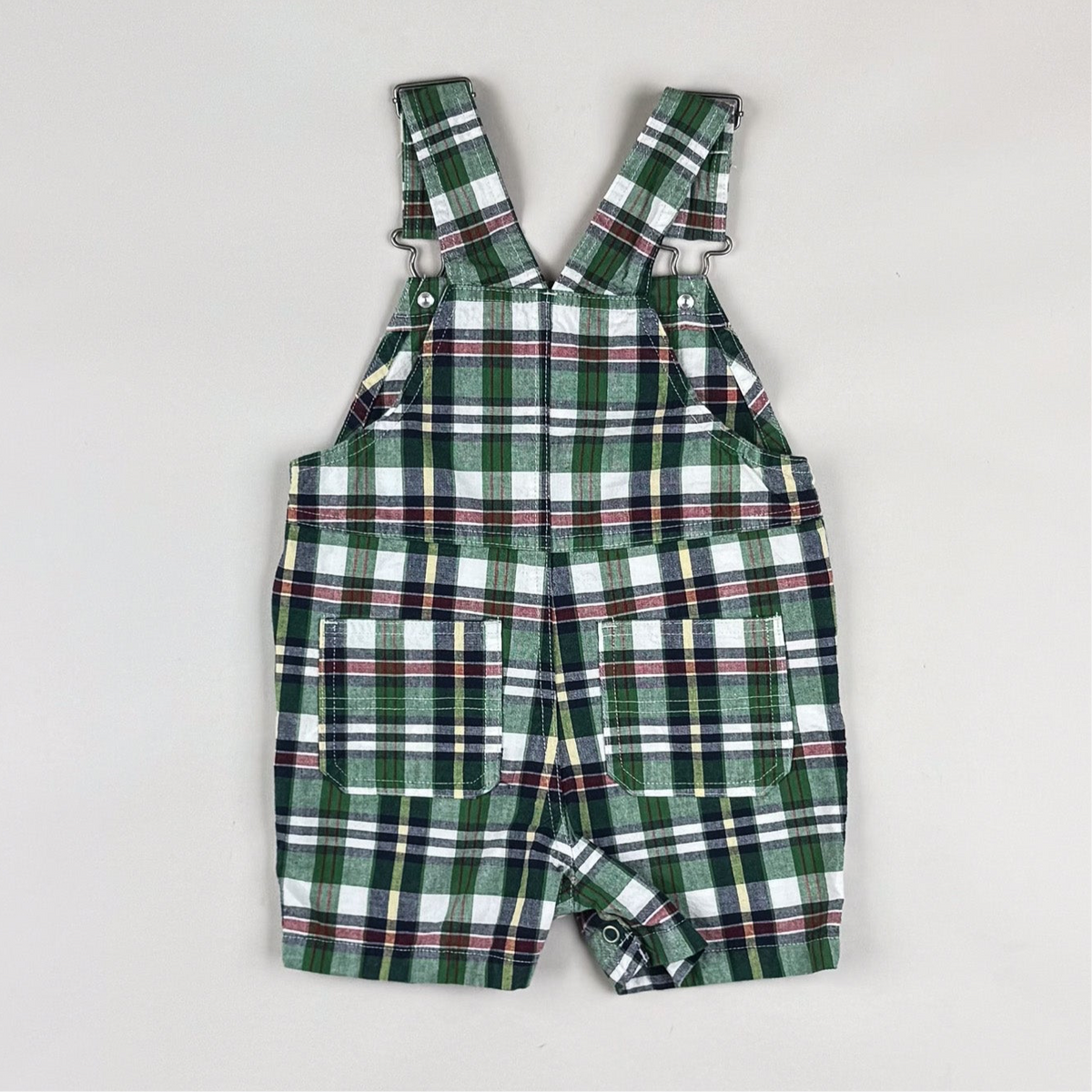 Checkered Carter's Shortalls