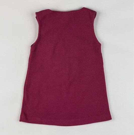 Vintage Fleece Dress with Emroidery