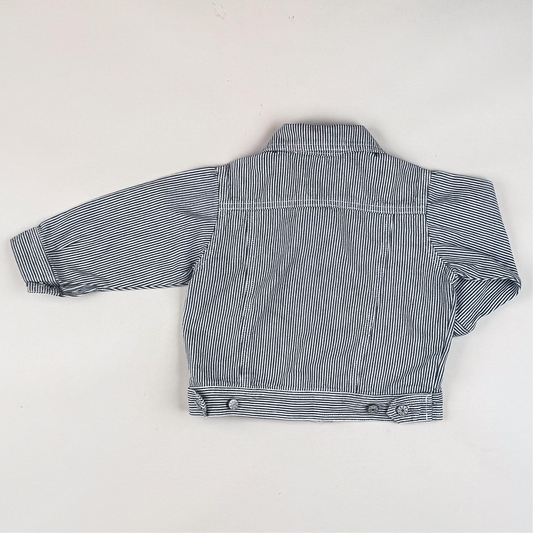 Striped Denim Jacket