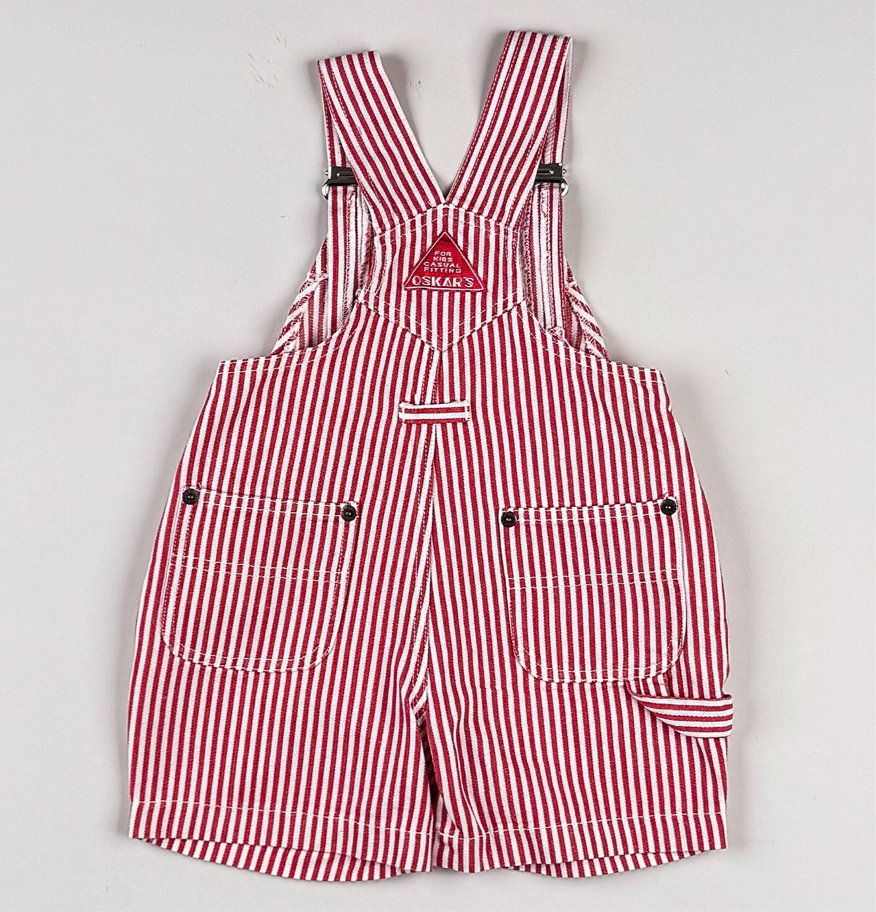 Striped Vintage Shortalls