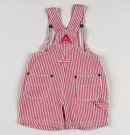 Striped Vintage Shortalls