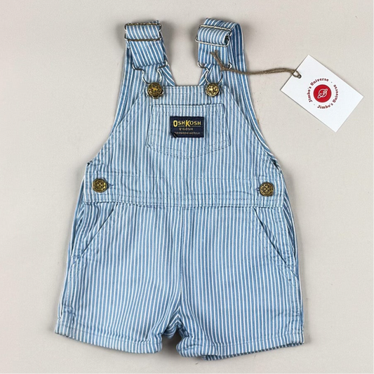 Vintage Hickory Stripe OshKosh Shortalls