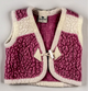 Wool Vest in pink