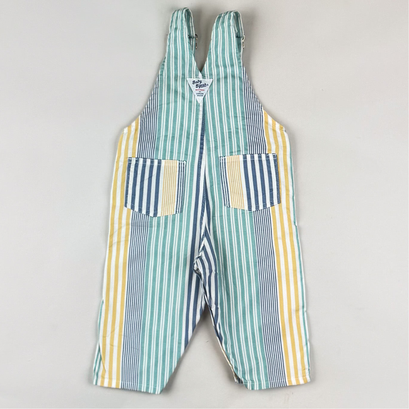 Striped Vintage Overalls
