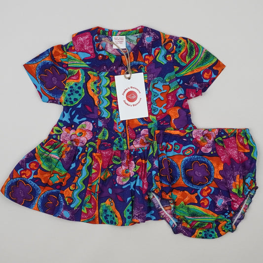 NWT Vintage Floral Dress with Bloomers