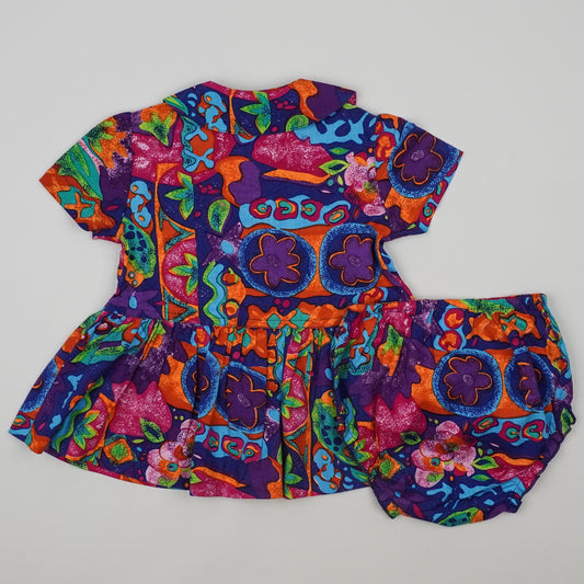 NWT Vintage Floral Dress with Bloomers