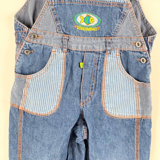 Overalls in blue