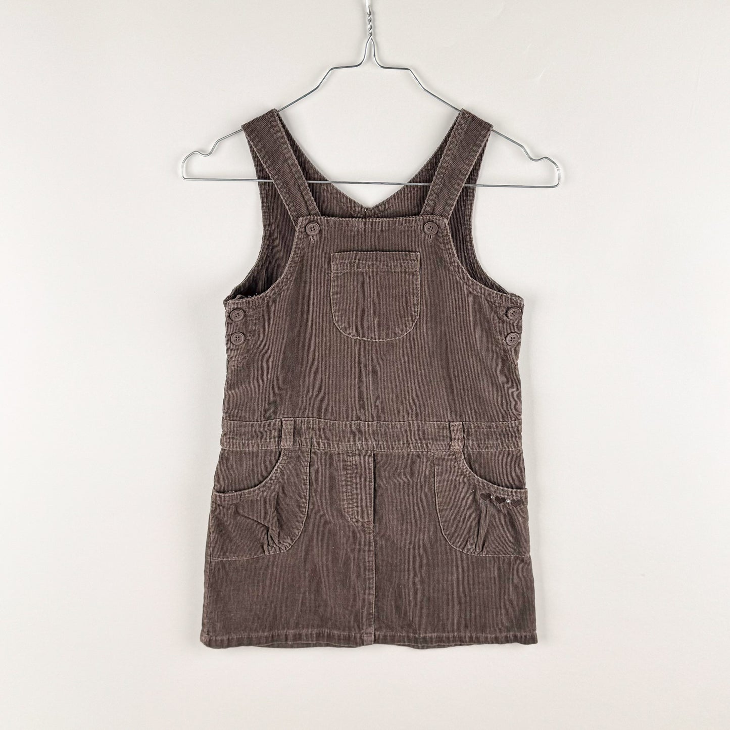 Corduroy Dress in brown