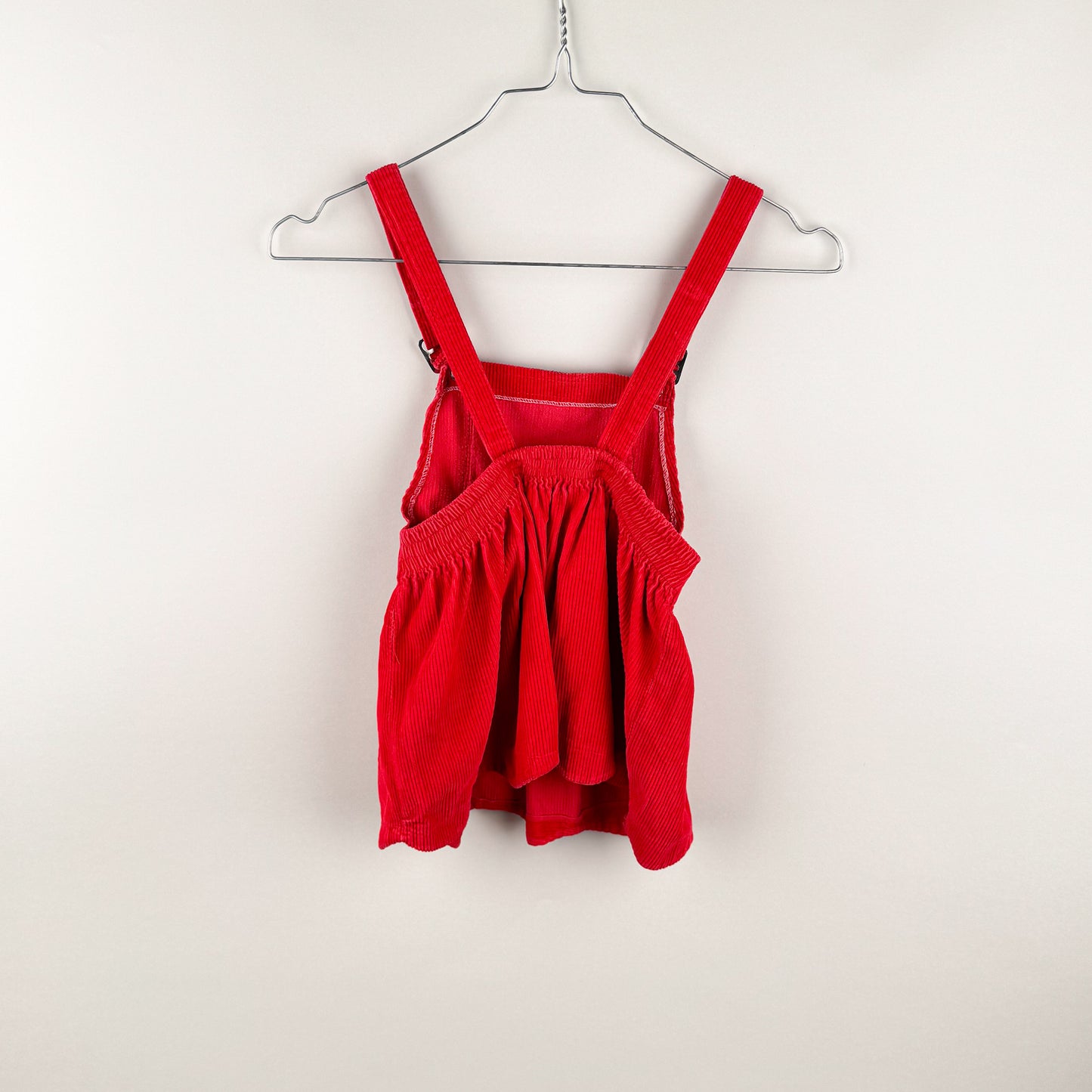 Corduroy Dress in red