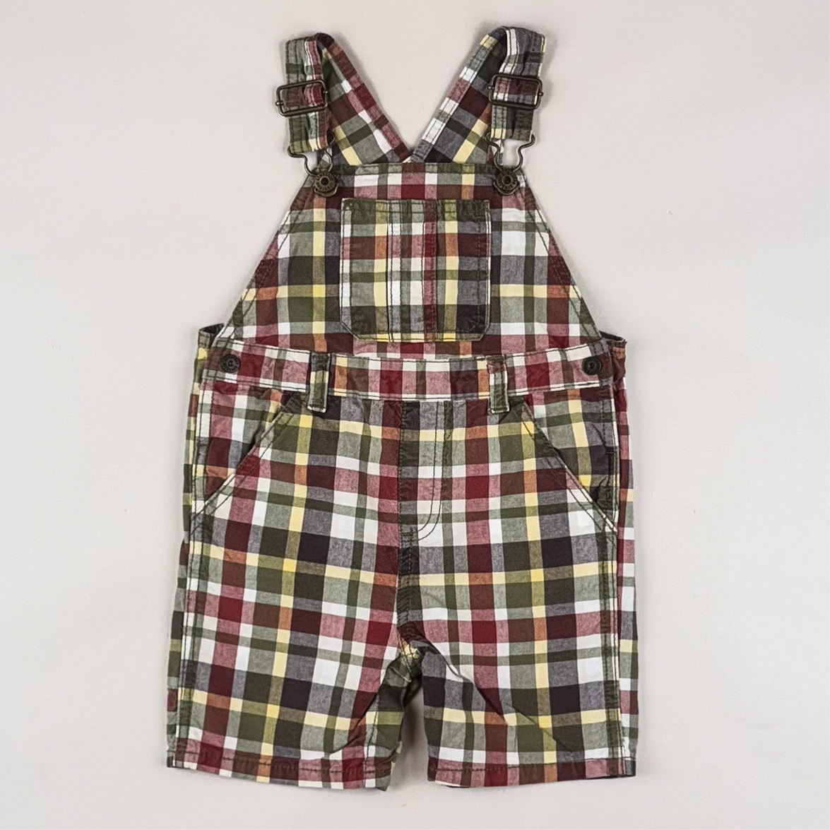 Checkered Shortalls