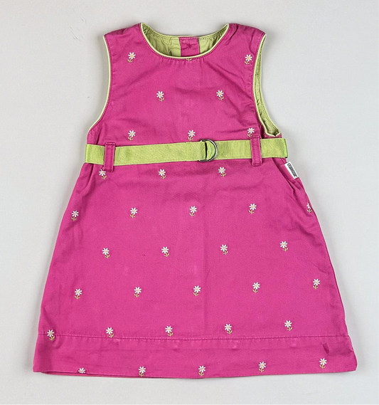Denim Dress with Embroidery