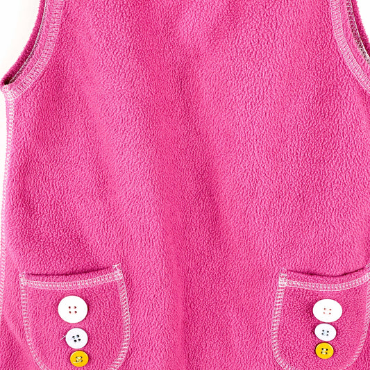 Fleece Dresss in pink