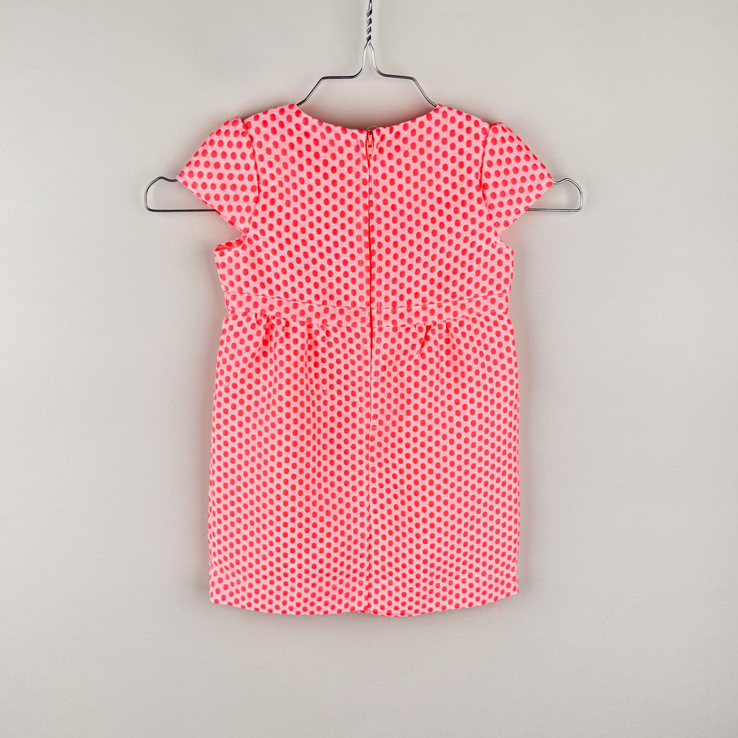 Dresss in orange and white