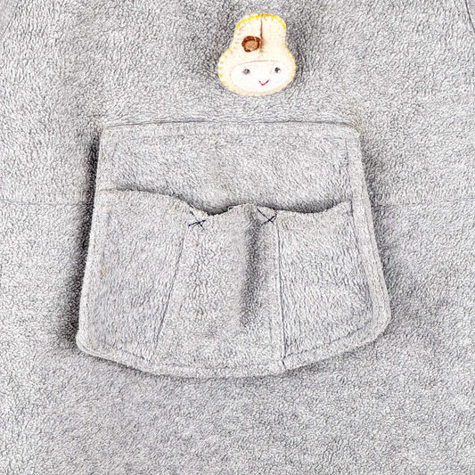 Fleece Dresss in grey