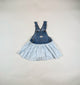 Dresss, Denim Dresss in blue and white