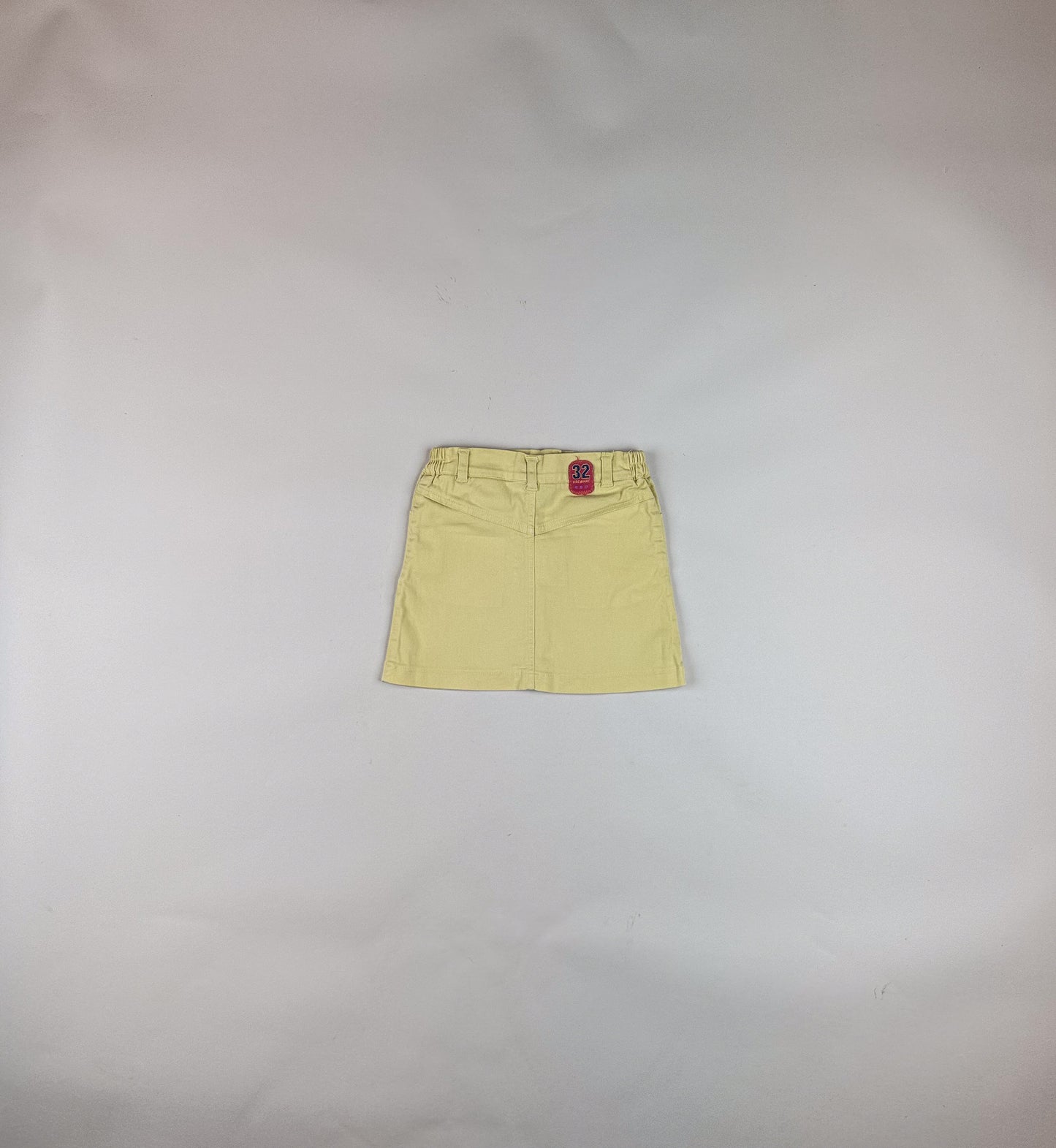 Yellow Denim Skirt