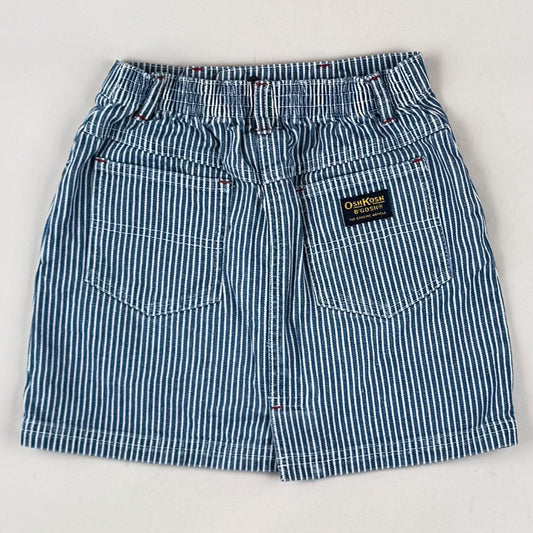 Vintage OshKosh Hickory Stripe Denim Skirt