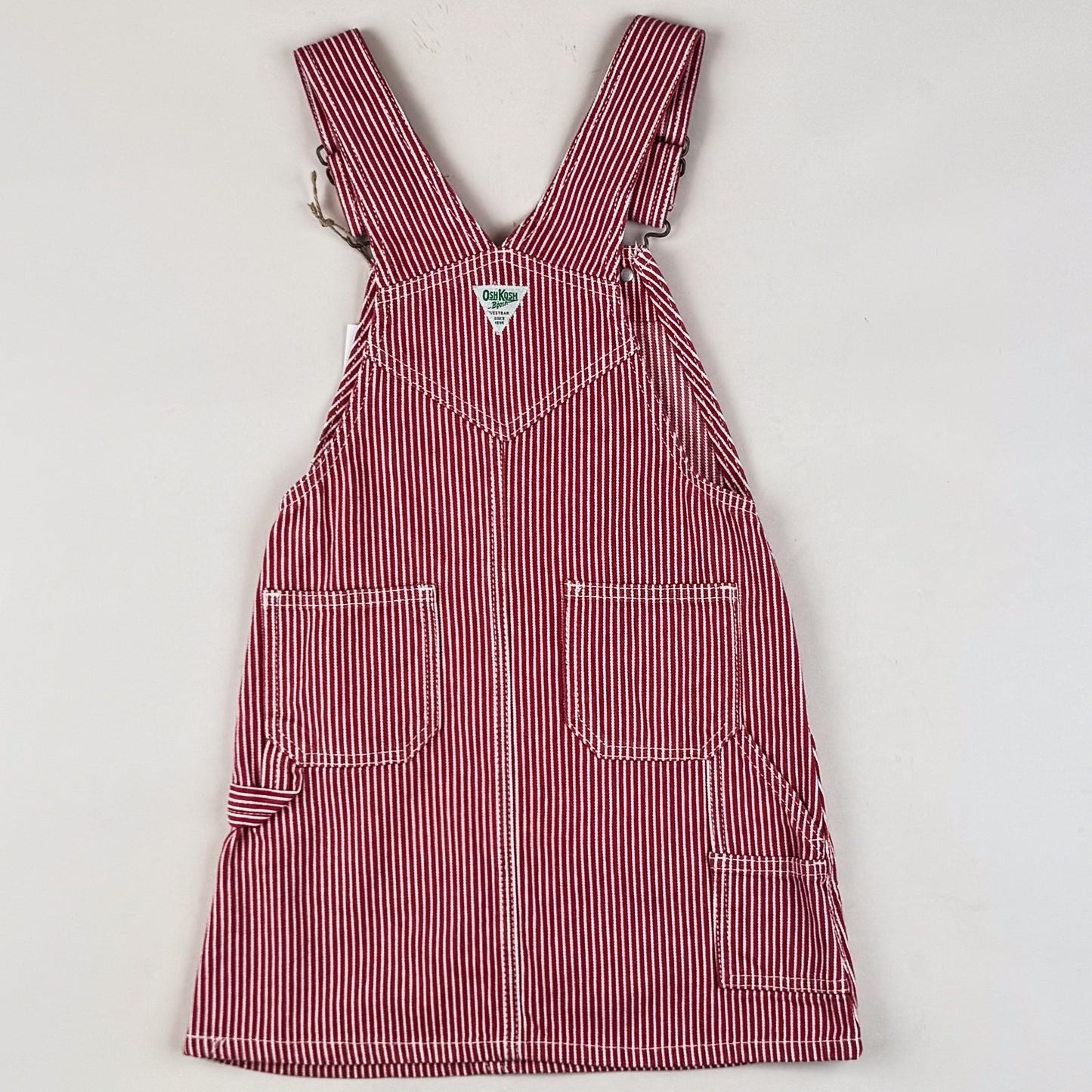 Vintage OshKosh Hickory Stripe Dress