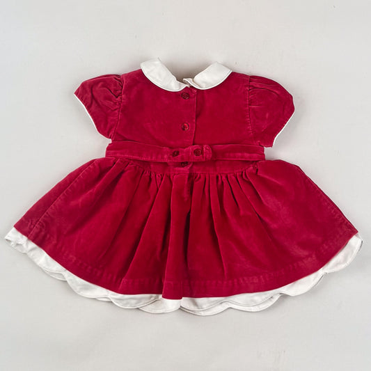 Vintage Velvet Dress with Embroidery