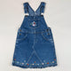 Vintage Denim Dress with Embroidery