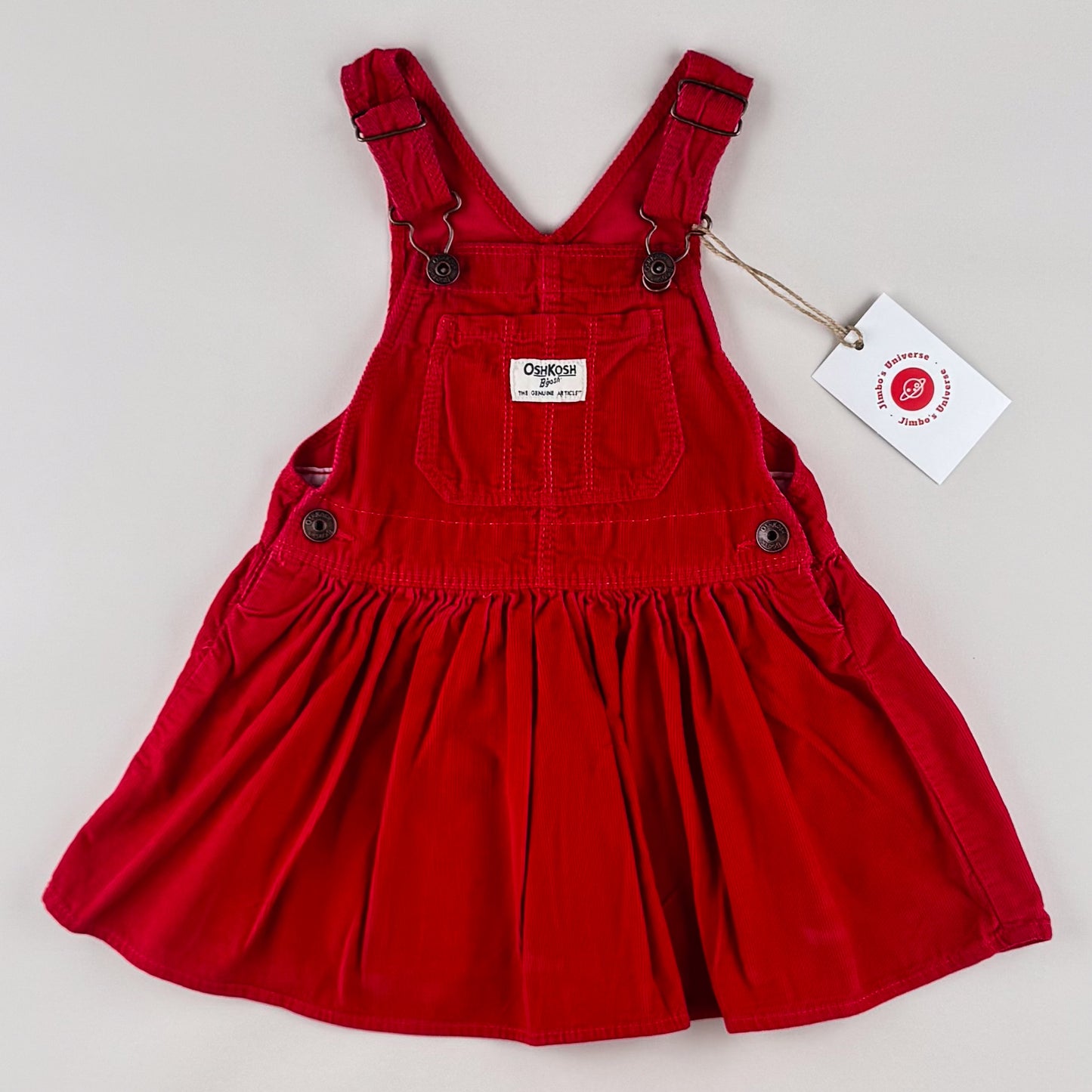 OshKosh Red Corduroy Dress