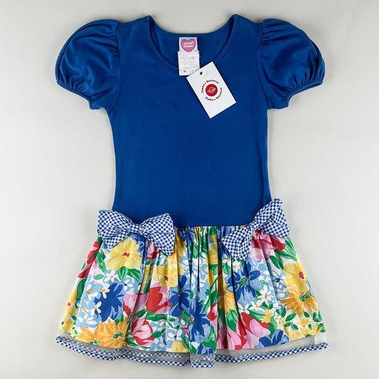 Vintage Colorful Dress with Bows