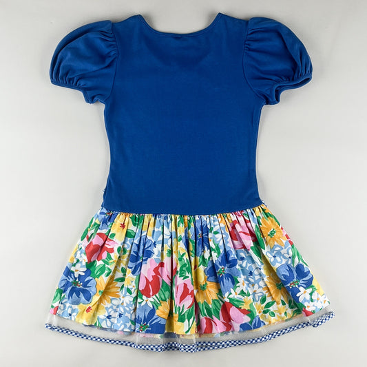 Vintage Colorful Dress with Bows