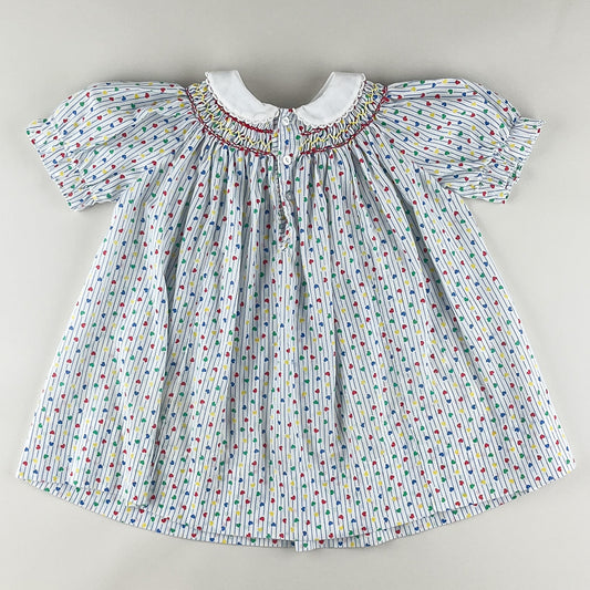 Vintage Dress with Hearts